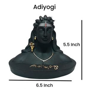 ADIYOGI  Home Decor (Large) - Black